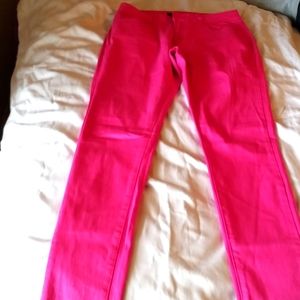 Hot Pink Jeans
